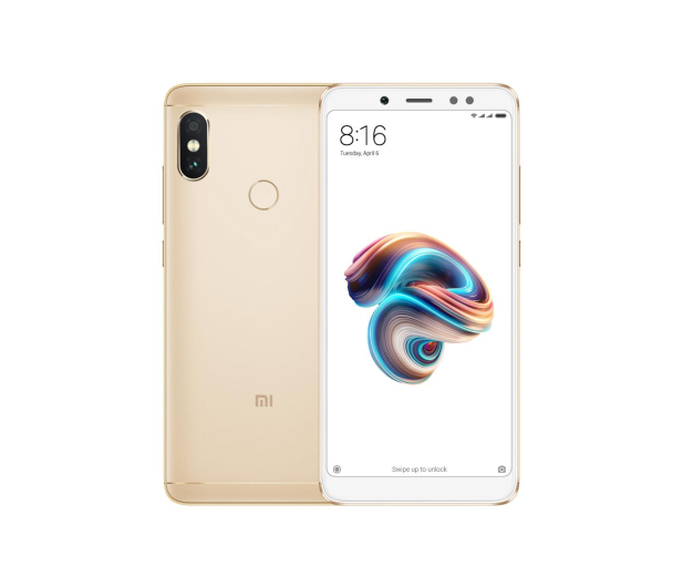 XIAOMI REDMI NOTE 5 3/32GB Złoty Dual Sim - 428385 - zdjęcie